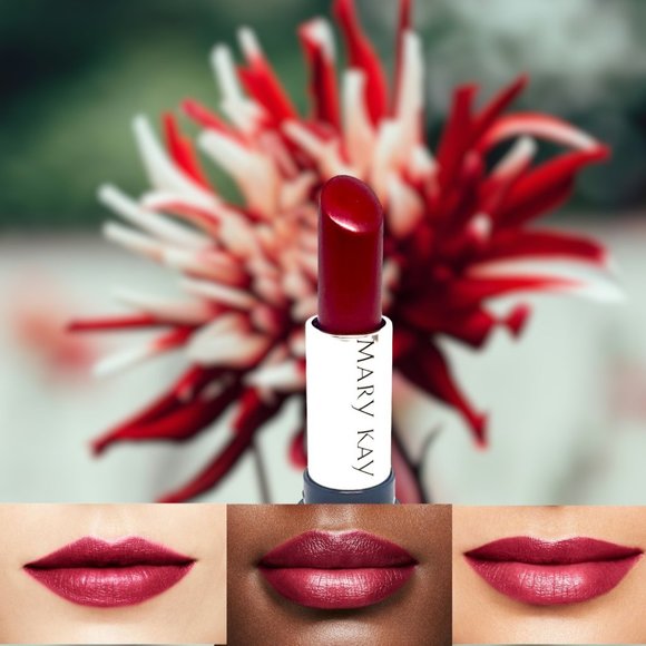 Scarlet Red Semi-Shine Lipstick - Mary Kay - Picture 1 of 6